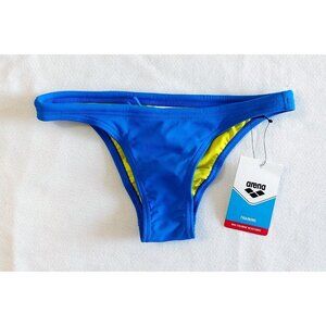 Arena Training Bikini Bottoms Swimsuit Womens Size 30 Blue Bottoms